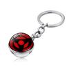 Keychain Sharingan Naruto With Glass Ball Cartoon Style For Memorabilia Anime