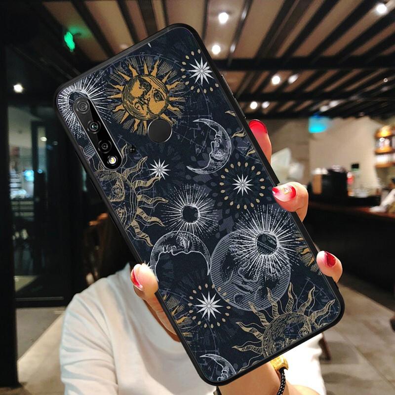 Волшебный чехол для телефона Sun Moon Witches Moon Tarot для Huawei P50 Pro P30 P40 Lite P40Pro P20 lite P10 Plus Mate 20 Pro Mate20 X