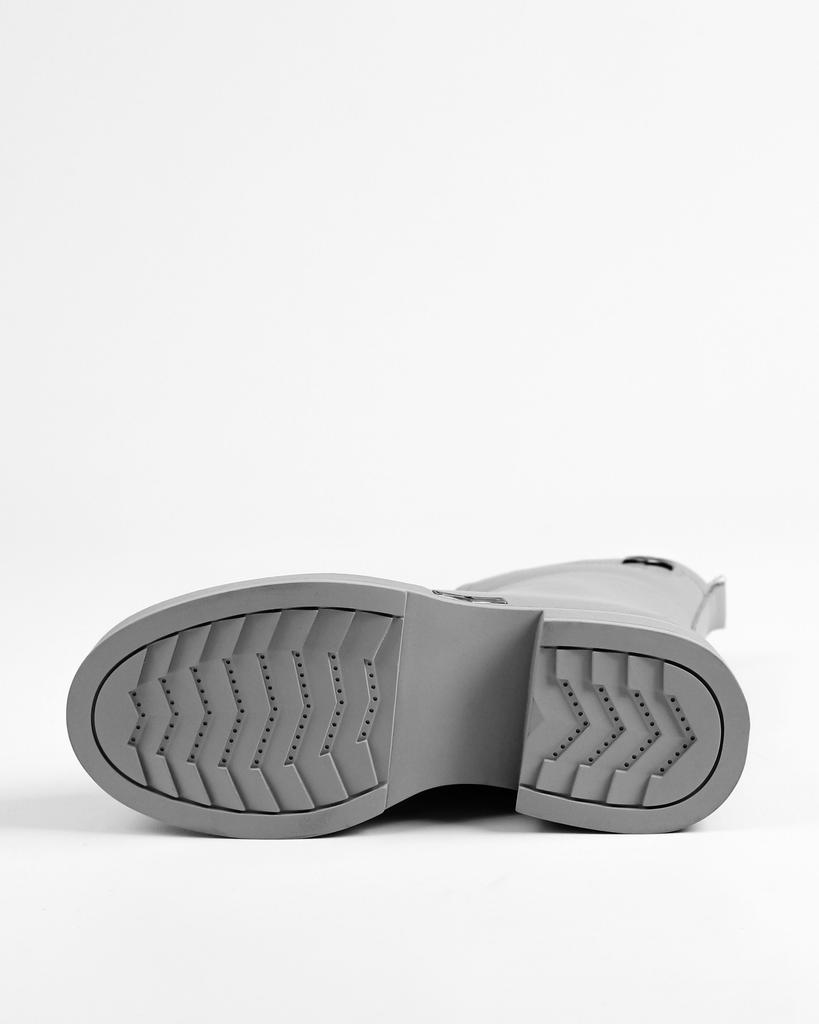 Ботинки с молнией Geronea 377758 36 Светло-серые кожа