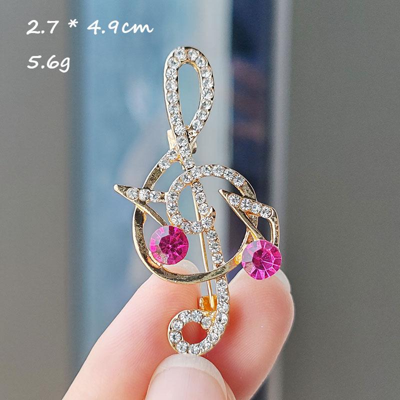 Творческая личность, ритмичная музыкальная нота, брошь, дизайн, чувство, костюм, корсаж, кардиган, аксессуары, изысканная нишевая булавка, воротник, булавка для женщин