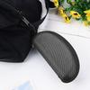 1pc Portable Sunglasses Case Protector Hard EVA Zippered Eyeglasses Case with Carabiner Unisex Eyewear Accessories