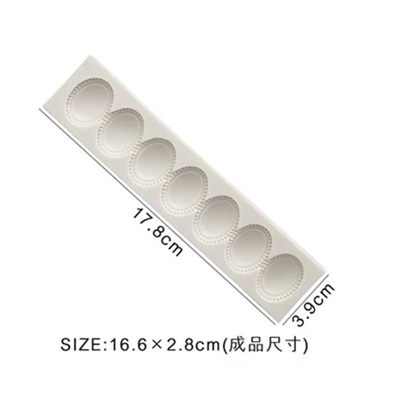 Разнообразие кружевных силиконовых формочек DIY для помадки, торта, шоколадной помадки, кухонных принадлежностей для выпечки