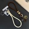 Модный шнурок для телефона, с подвесками в виде цветка и колокольчика, многоцелевой шнурок, подходящий для телефонов