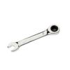 CR-V Steel Stubby Ratcheting Combination Wrench 8mm-17mm Ratcheting Spanner  Auto Repair