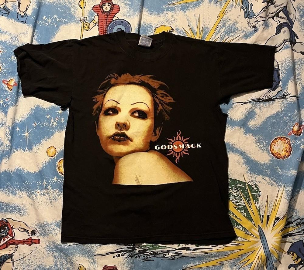 1998 Godsmack Band Girl Thrashed Shirt Unisex S-5XL LO591 Unisex T-Shirt