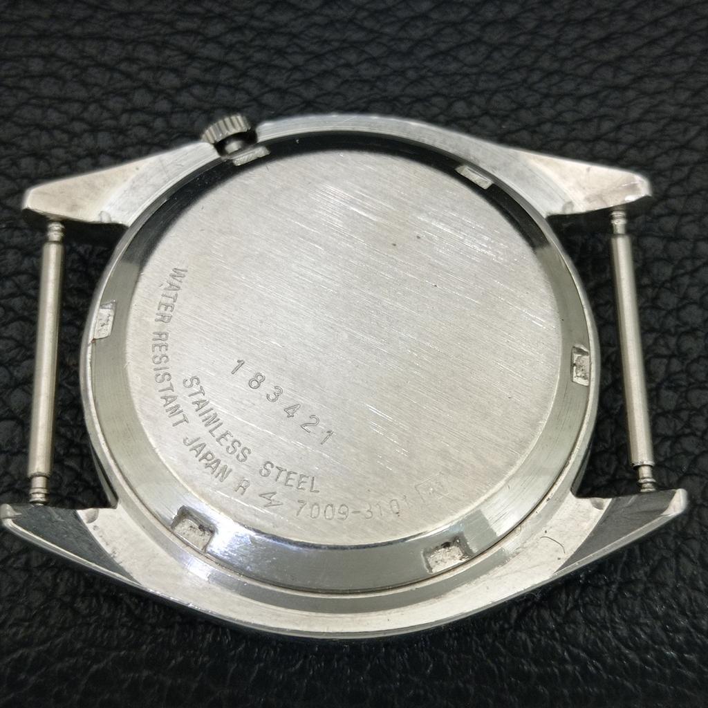 ВИНТАЖНЫЕ АВТОМАТИЧЕСКИЕ ЧАСЫ SEIKO 5 7019A ЯПОНИЯ МУЖСКИЕ ЧЕРНЫЙ ЦВЕТ ЦИФЕРБЛАТ a708587-1