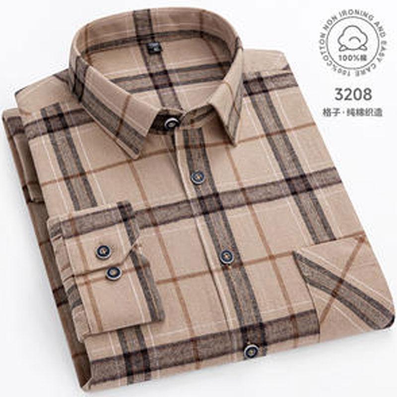 10XL 11XL 100% хлопок Осень Зима Рубашка для полных мужчин Длинный рукав высокое качество шерсть модная клетчатая повседневная немнущаяся