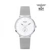 [ЧАСЫ BOY LONDON] ЧАСЫ BOY LONDON Минималистичные часы на сетчатом ремешке BLD1010M-WH