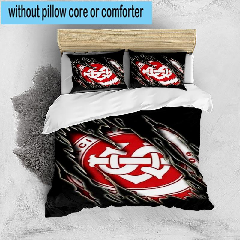 3pcs SC Internacional1 Printed Bedding Set Duvet Cover Closure Includes 1 Duvet Cover & 2 Pillowcases Bedding Sets Home Decor Gifts