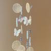 1Kit Handmade Shell Wind Chime Elegant Butterfly Wind Chime Gift Wind Chime Material Pack Photography Props 3 Colors
