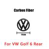 Hub Caps 1Pcs 135mm 110mm VW Golf 6 MK6 For Volkswagen Golf6 2009-2012 Car Rear Trunk Lid Front Grill Emblem Trunk Auto Badge Ac