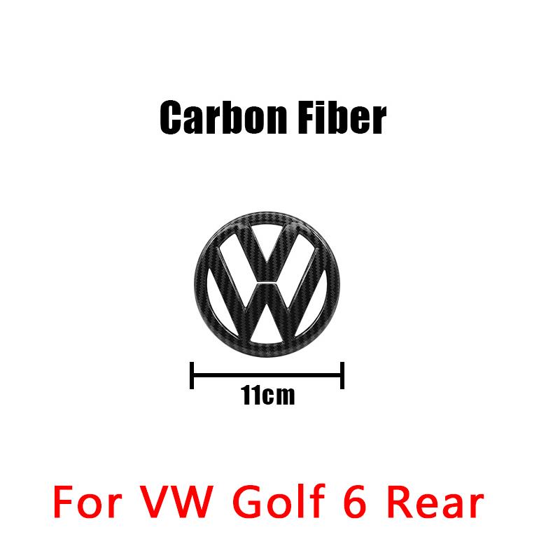 Hub Caps 1Pcs 135mm 110mm VW Golf 6 MK6 For Volkswagen Golf6 2009-2012 Car Rear Trunk Lid Front Grill Emblem Trunk Auto Badge Ac
