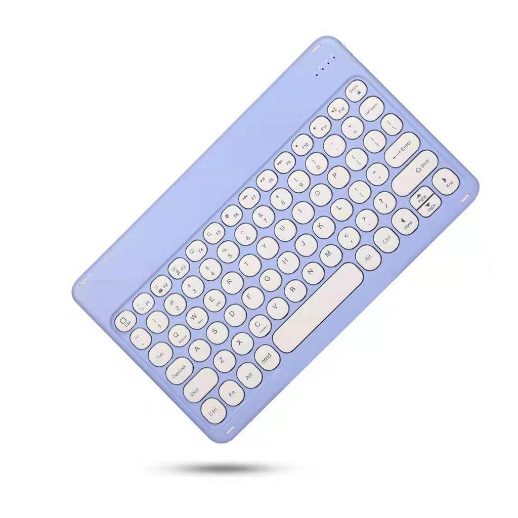 Испанская/Английская Bluetooth-клавиатура 10 дюймов для iPad Air Pro Беспроводная перезаряжаемая клавиатура для телефона, планшета, ноутбука Универсальная