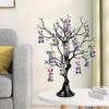 24-Piece Easter Wooden Flower and Rabbit Indoor Hanging Decoration