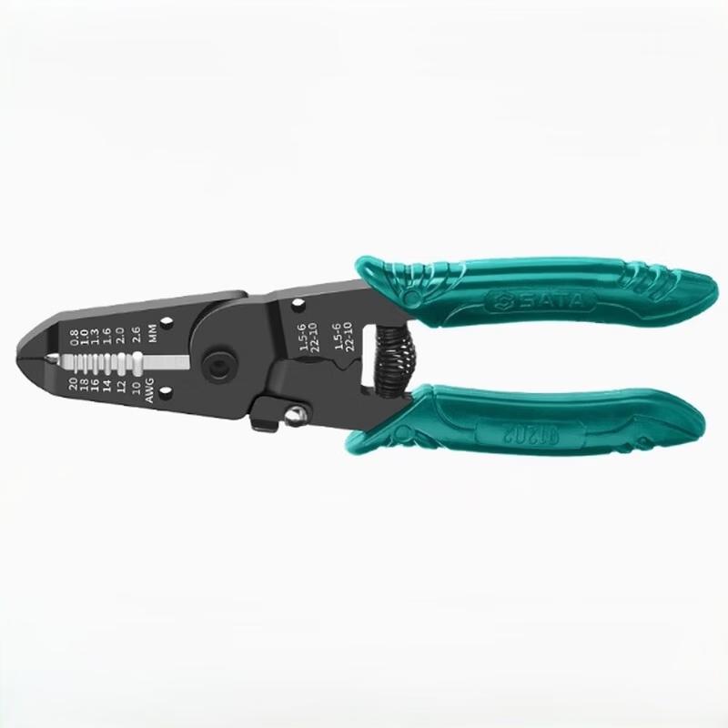 SIBEISONG 7-inch Wire Stripper Pliers with Blade CN plug (adapter included)