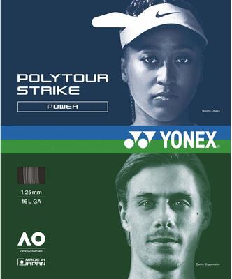 Теннисные струны YONEX Poly Tour Strike 130 PTGST130 Железно-серый (1,30 мм)