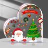 Heart-Shaped Christmas Table Decoration – Cute Festive Decor for Dining Tables, Office Desks, Counters, and Shelves