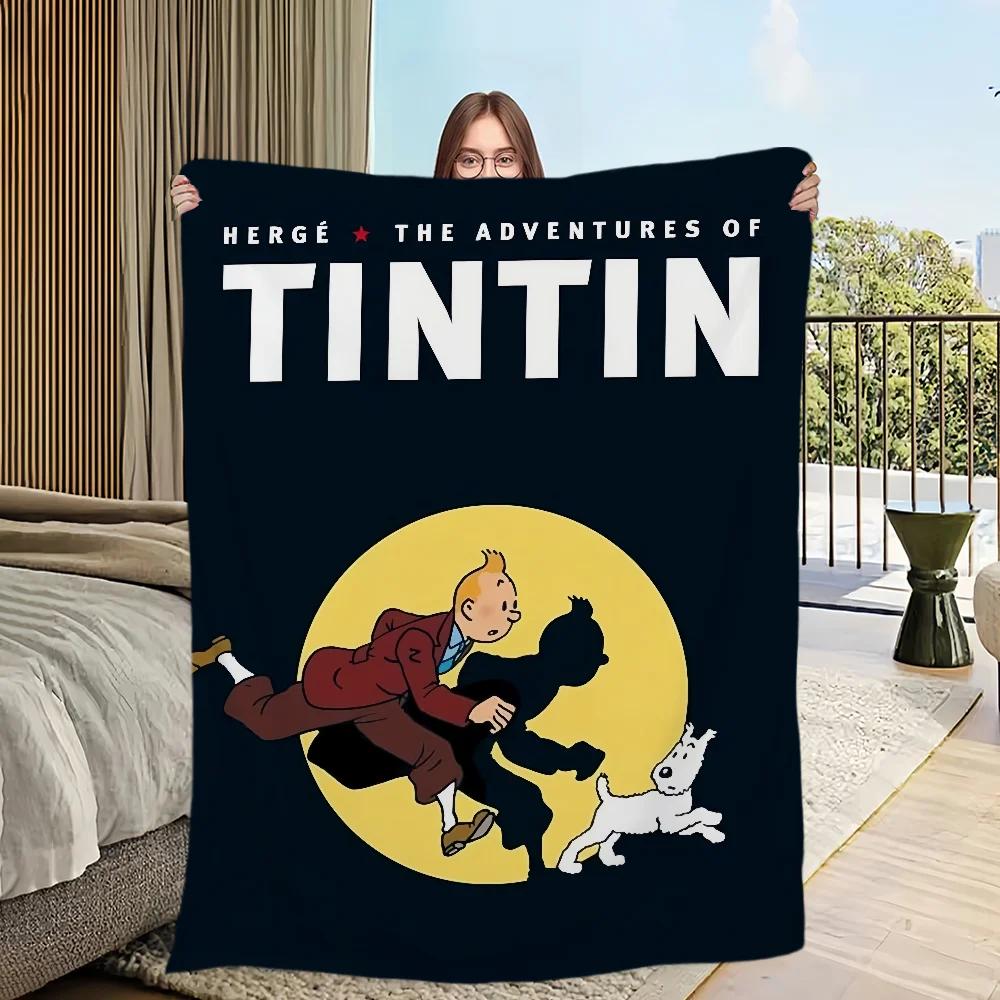 Cozy Warm Soft Plush Throw Blanket Perfect Cartoon Gift for Living Room Bedroom Office and Sofa