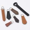 5Pcs Fashionable Zipper Pullers Solid Color PU Detachable Zipper Pullers Bag Clothing Zipper Puller