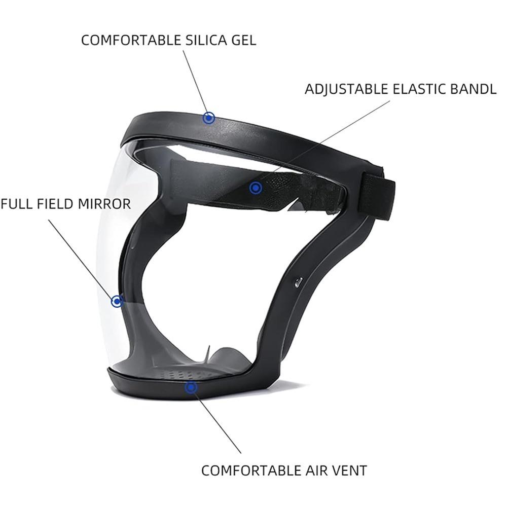 Лучшая защита лица с регулируемой пряжкой Защитная маска Анти-фо маска Многоразовая Термостойкая Пластиковая маска Для защиты вашего лица