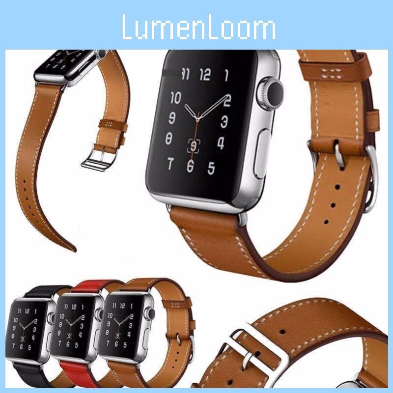 Оригинальный кожаный ремешок Apple Watch для однопетлевого переплетения для моделей 38 мм и 42 мм
