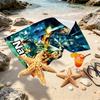 Custom Name Personalized Final Fantasy Print Beach Towel, for Trip Camping Beach Party Home Decor, Birthday Gift for Family & Friends