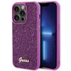 Guess Guhcp15Lpmsdgsf Iphone 15 Pro 6.1 Fuksja/Fuschia Hardcase Disco Metal Script