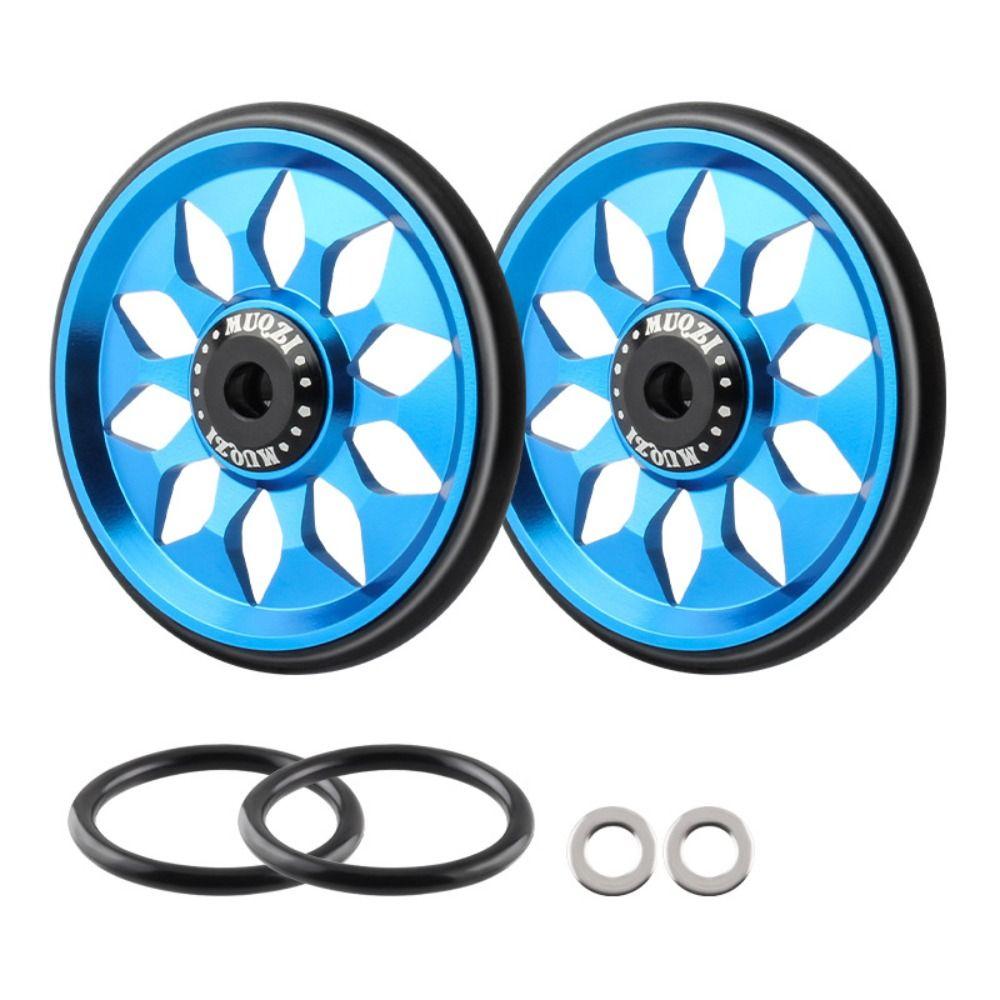 Replacement Bicycle Easywheel 60mm Bike Auxiliary Wheels Bike Easy Wheels Rear Rack