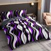Colorful Line Print Beding Set Soft Comfortable Breathable Soft with Soft Fabric Duvet Cover For Bedrom Guest Rom