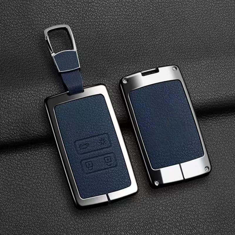 Car Keychain for Renault RS Koleos Kadjar Captur Megane Talisman Espace Clio Zoe Scenic Leather Premium Car Key Case Case