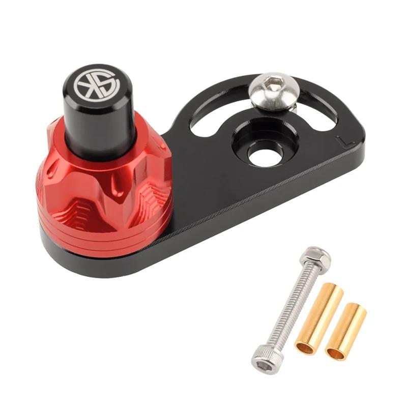 Chekis Modification Accessories Motorcycle Horn Button Parking Lock Slope Brake Switch Assistant with Limit Screw Does N