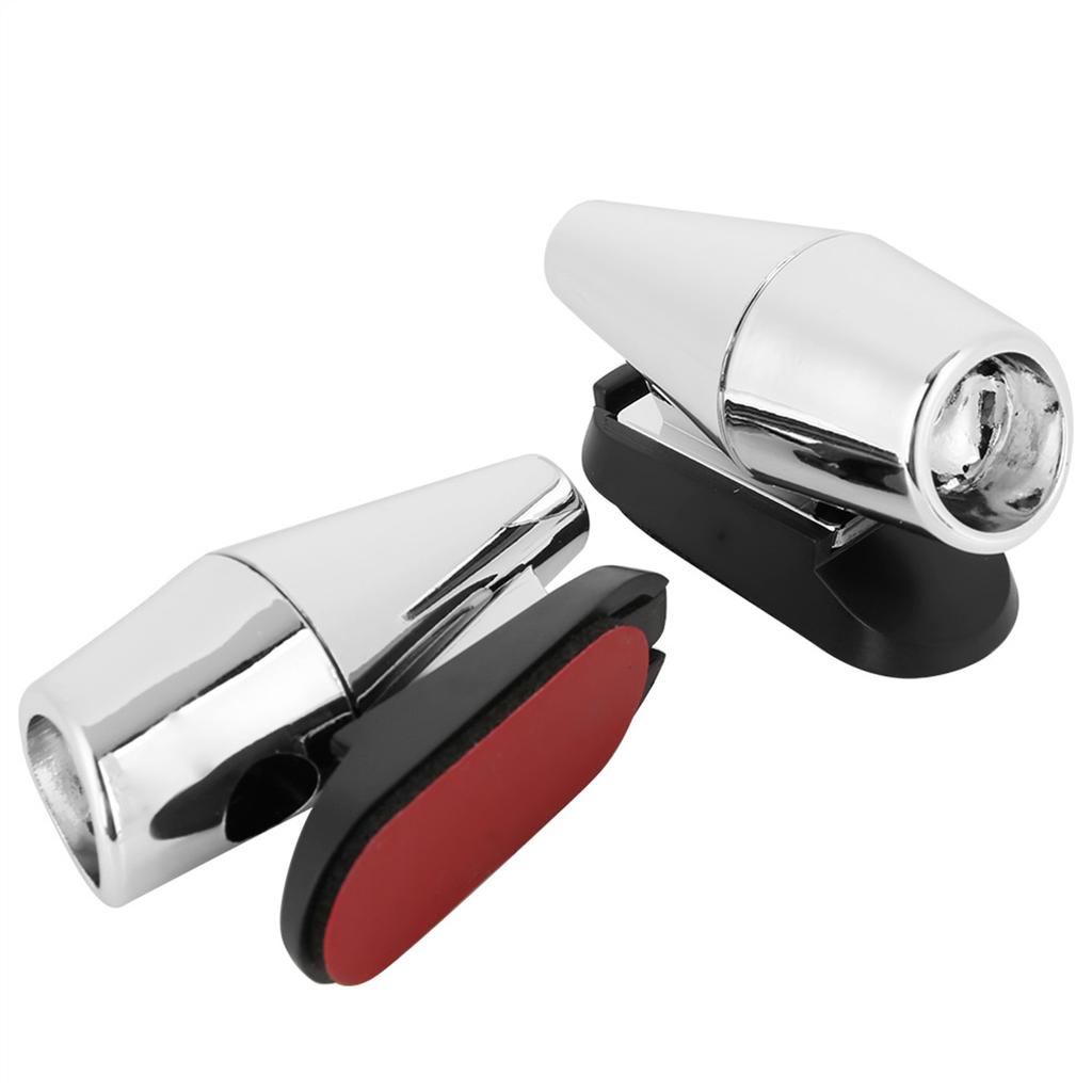 2 шт. Автомобильный автомобильный олень змея оповещение звуковой сигнал ультразвуковой ветроэнергетический отпугиватель животных (Серебряный)