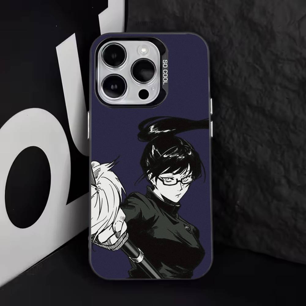 Чехол для телефона M-Maki Zenin Jujutsu Kaisen для iPhone 17,16,15,14,13,12,11,Pro,Max,Plus,E,Air,Mini Черный ТПУ Чехол