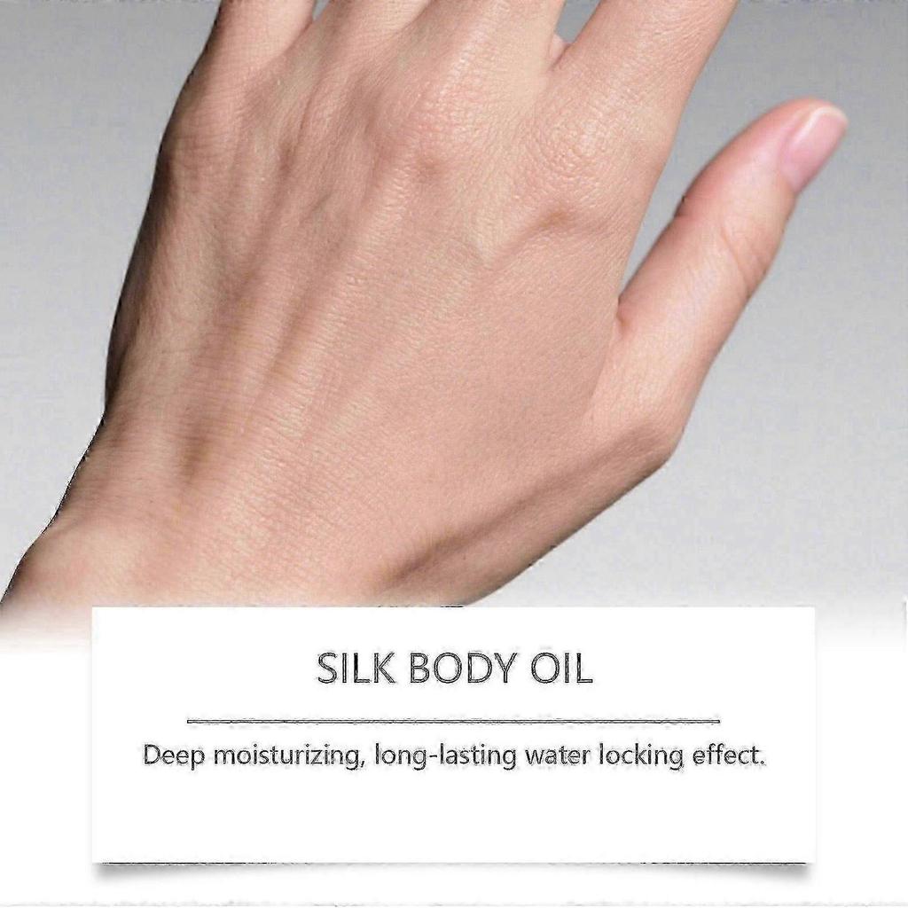 3X Silk Body Oil- Firming Anti Aging Moisturizing Formula, Crepey Skin Hydrating After Shower, Scented Blend Premium Skincare