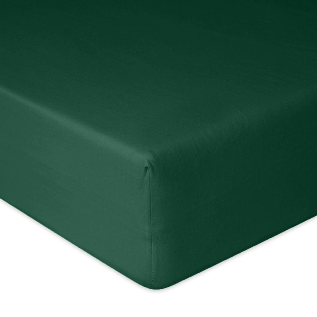Premium jersey fitted sheet 90x200, 100x200x20, but. green_34, Matex
