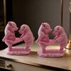 Animal Crafts Cartoon Pig Figurine Creative Animal Pig Model 3D Printed Pig Toy  Home Decoration