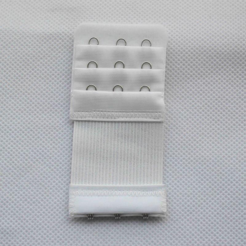 1PC Women's Bra Strap Extender 3 Row 3 Hook Bra Extension Elastic Adjustable Clasp Bar Strap