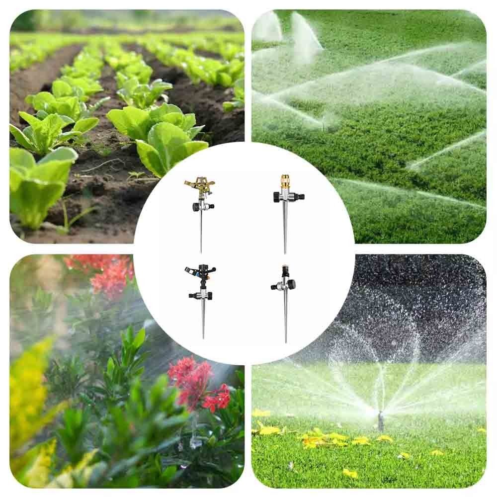 360 Degree Rotation Spike Sprinkler Adjustable Adjustable Lawn Sprinkler Lawn Sprinkler Greening
