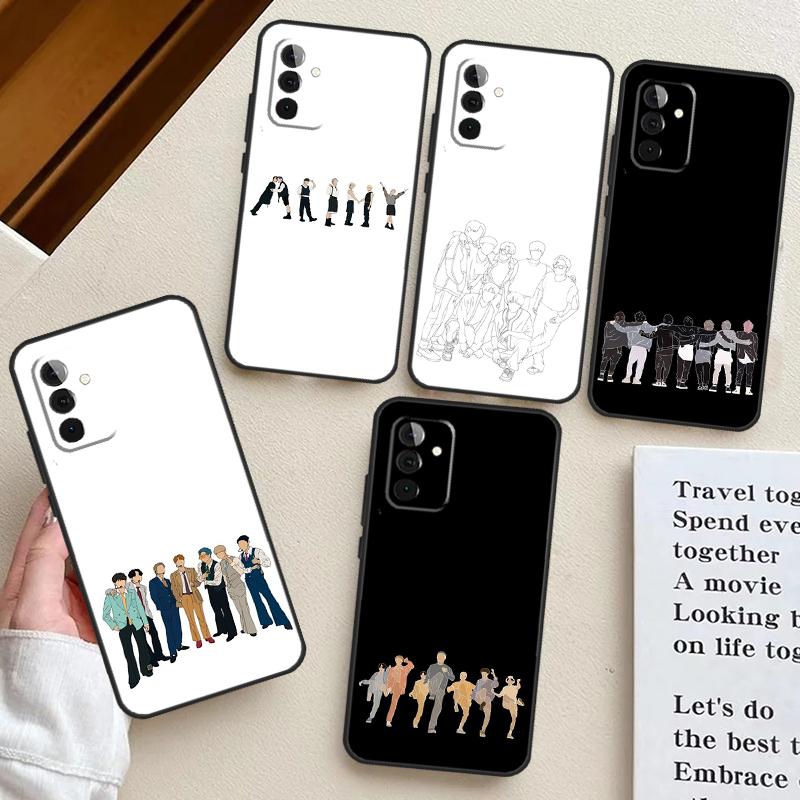 Корейская мода K-pop группа Для Samsung Galaxy A33 A53 A13 A23 A52 A32 A22 A12 A51 A71 A15 A25 A14 A34 A54 Чехол для телефона