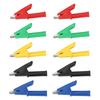 10pcs Set P2002 20A 5 Colors 4mm Banana Jack Crocodile Safety Test Clip For Multimeter 380V