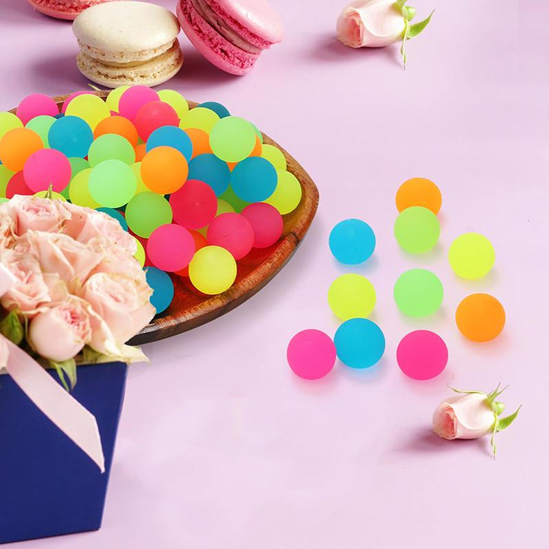 15 ШТ. Детские прыгающие мячи 25 мм Резиновый эластичный прыгун Плавающий мяч Смешанный стиль Игрушка для помещений и улицы Подарок на день рождения TMZ