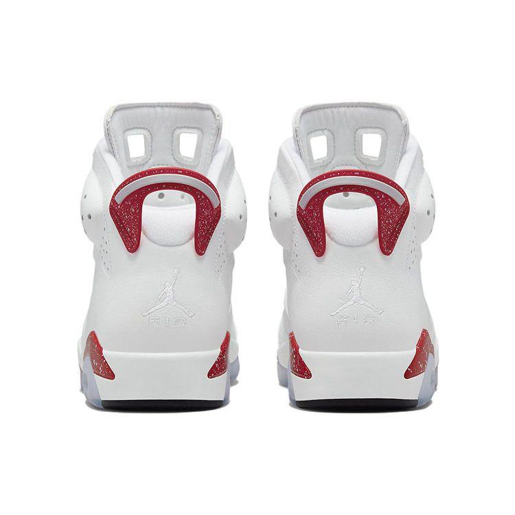 Мужские кроссовки Air Jordan 6 Retro Red Oreo White University-Red Black CT8529-162
