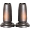 Ceramic Arte Bizen-Blown Buddhist Altar Accessories [Set of 2 Flower Vases: Approx. 6cm Diameter X 9.5cm Height] Made In Japan, Small Ceramic