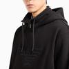 EMPORIO ARMANI Hooded Jersey Sweatshirt With Embossed Domed Logo 3D1MDW-1JWPZ-10028