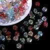 10 шт. Цветные бусины в форме цветка розы, стеклянные разделители, россыпные бусины для изготовления своими руками ювелирных изделий, цепочек для телефонов, ожерелий, сережек, фурнитура