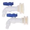 1/2 Inch Replacement Barrel Water Butt Tap Rain Barrel Water Tank Plastic Faucet Garden Water Barrel Water Tank Spout Valve