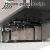 Faucet Storage Rack Foldable Rack, 180 Degree Straight Deployment And 90 Corner Kitchen Sink Caddy Turn Two Installation Way, Durable Carbon