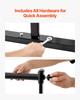 Ballet Barre, Double Barre Bar for Home, Freestanding Portable Ballet Stretching Dance Bars, Height Adjustable Anti-Wobble Fitness Gym Studio