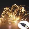 5/10 м водонепроницаемый USB светодиодный медный провод сказочные гирлянды украшения