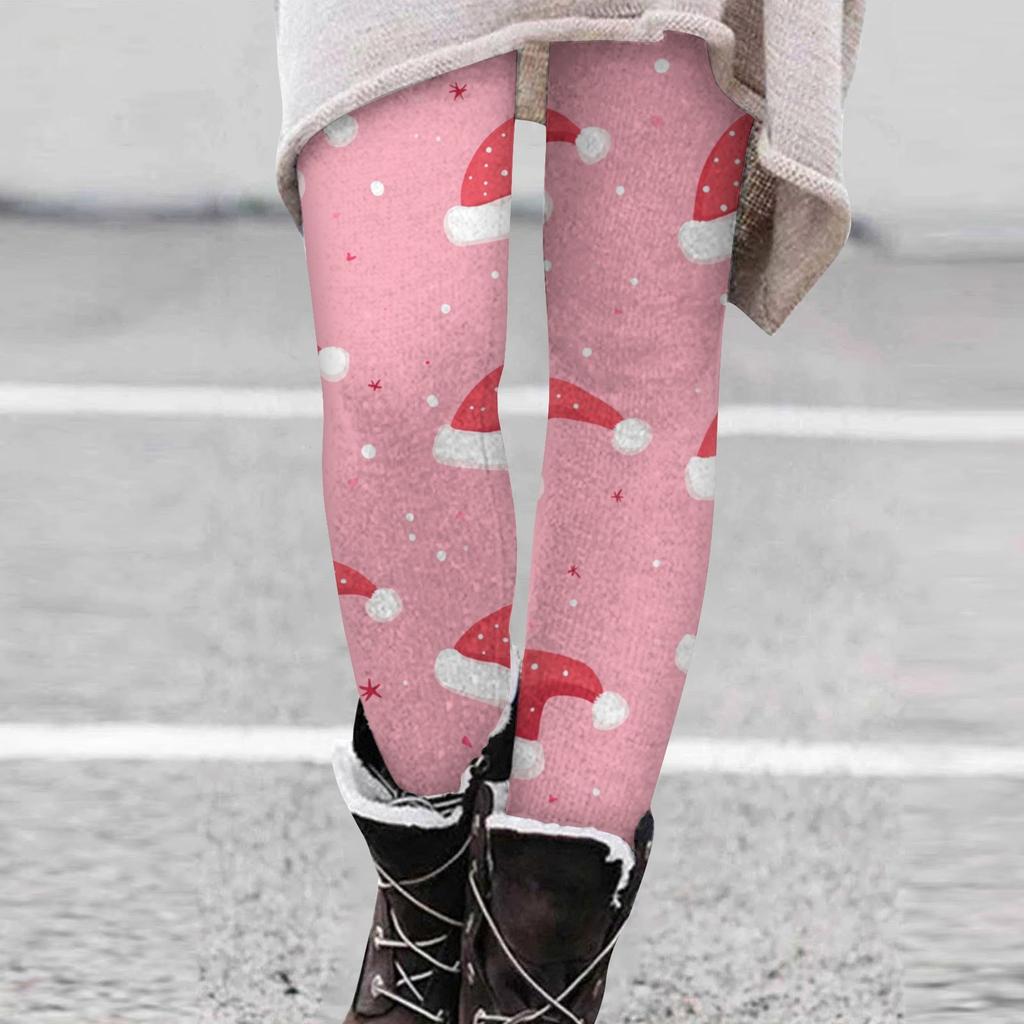 Женские брюки с принтом, эластичные мягкие хлопковые леггинсы, повседневная домашняя пижама